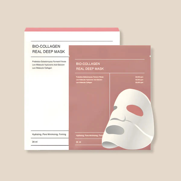 Mascarilla de Colágeno 4 piezas - Hidrata y Cuida la piel