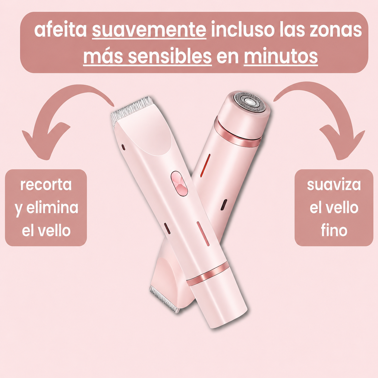 Seraskin™ – Depiladora 2 en 1 para Bikini y Cuerpo